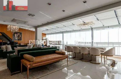 Apartamento garden, av. cotovia, 308 - indianópolis, 350m², 3 vagas, le premier moema