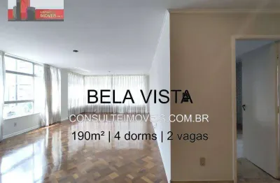 Alameda joaquim eugenio de lima, 268 - bela vista, 190m², vagas livres e fixas, ed. deauville