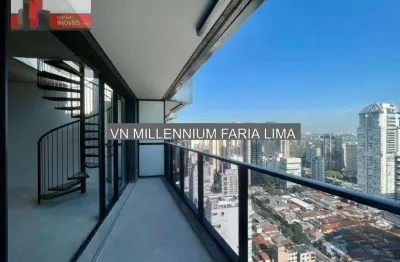 Cobertura r. chilon, 184 - vila olímpia,  77m², 1 vaga, vn millennium faria lima