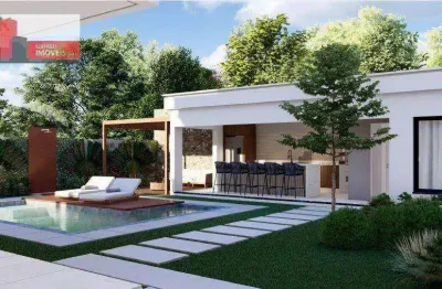 Sobrado no residencial 7 lagos - itatiba, 350m², 6 vagas, 4 suítes, terras nobres