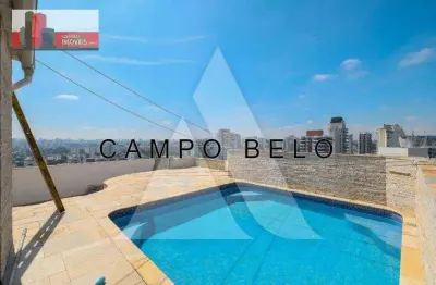 Cobertura rua édison, 1172 - campo belo, 270m², 4 dorms, 2 vagas, maison de saint malo