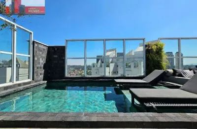 Cobertura rua guararapes, 2073 - brooklin, 305m², 3 vagas, ed. humanari cyrela