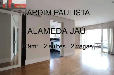 Alameda jaú, 361 - jardim paulista, 109m², 2 suítes, 2 vagas, lindenberg cosmopolitan