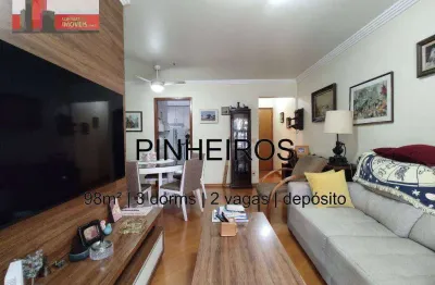 R. alves guimarães, 1133 - pinheiros, 3 dorms, 98m², 2 vagas, ed. jardim américa