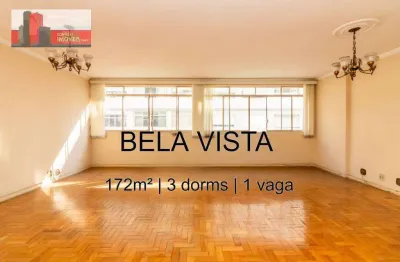 R. martiniano de carvalho, 612 - bela vista, 172m², 2 vagas, edifício lúcia