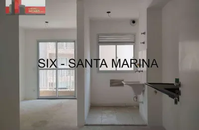 Av. santa marina, 1423 - barra funda, 41m², 2 dorms, six - santa marina / econ construtora.