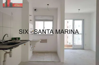 Av. santa marina, 1423 - barra funda, 41m², 2 dorms, six santa marina / econ construtora