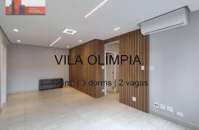 Rua casa do ator, 996 - vila olímpia, 104m², 3 dorms, 2 vagas, ed. teresina.