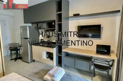 Studio r. borges lagoa, 380 - vila clementino, 28m², mobiiliado, haus mitre