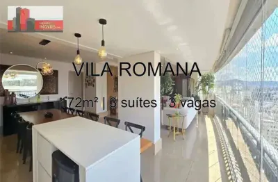 Apartamento com 3 quartos à venda na Rua Fábia, 800, Vila Romana, São Paulo