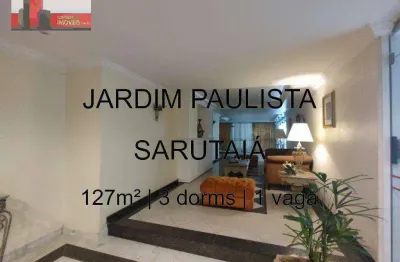 Alameda sarutaiá, 96 - jardim paulista, 127m², 3 dorms, 1 vaga, ed. indaiá