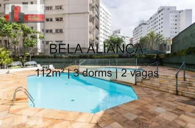 R. passo da pátria, 1294 - bela aliança, 112m², 3 dorms, 2 vgs, villagio san marco