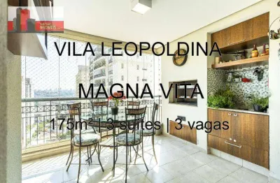 R. carlos weber, 757 - vila leopoldina, 175m², 3 suítes, 3 vagas, magna vita