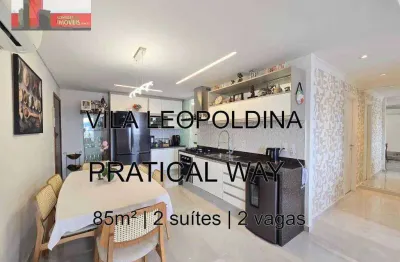 Rua carlos weber, 633 - vila leopoldina, 85m², 2 vagas, pratical way