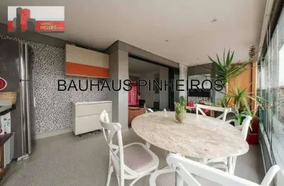 R. francisco leitão, 247 - pinheiros, 98m², 3 sts, 2 vgs, bauhaus pinheiros