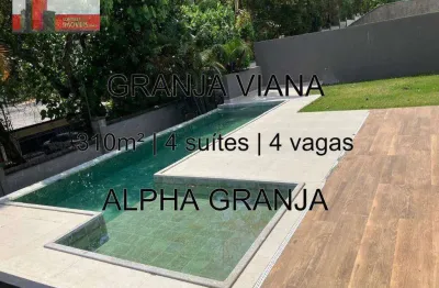 Av. são camilo, 1564 - chácara são joão, granja viana, 4 suítes, 4 vagas, alpha granja