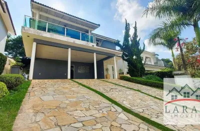 Casa com 5 dormitórios para alugar, 373 m² por r$ 10.000/mês - condomínio quintas de são fernando - cotia/sp