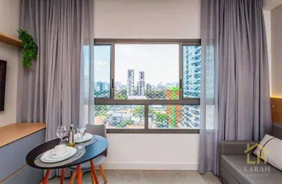 Studio com 1 dormitório à venda, 29 m² por r$ 395.000,00 - brooklin paulista - são paulo/sp