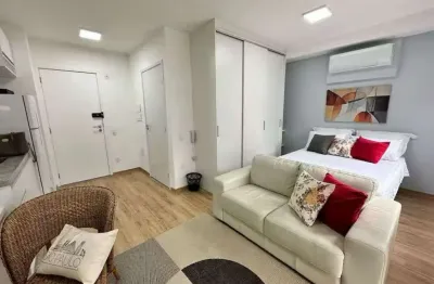 Studio totalemte mobiliado para alugar, 31 m² por r$ 4.120/mês - indianópolis - são paulo/sp