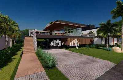 Casa à venda, 454 m² por r$ 4.500.000,00 - estância punta del leste - sertaneja/pr