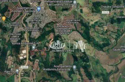 Sítio à venda, 114950 m² por r$ 9.000.000,00 - zona rural - londrina/pr