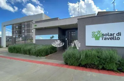 Apartamento com 2 quartos para alugar, 45 m² por r$ 1.450/mês - edifício solar di ravello - colinas - londrina/pr