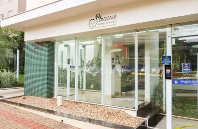 Apartamento com 4 dormitórios à venda, 102 m² por r$ 700.000 - edifício strauss boulevard - gleba palhano - londrina/pr