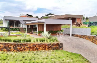 Casa com 4 suites à venda, 609 m² por r$ 4.900.000 - estância santa paula - londrina/pr