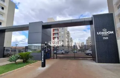 Apartamento no london palace com 2 quartos para alugar, 45 m² por r$ 1.450/mês - jardim maria celina - londrina/pr