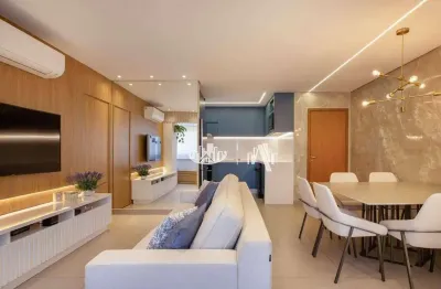Apartamento no edif. arquiteto julio ribeiro com 3 quartos à venda, 87 m² por r$ 810.000 - gleba palhano - londrina/pr