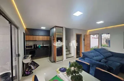 Casa com 2 suites para alugar, 124 m² por r$ 3.500/mês - columbia - londrina/pr