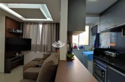 Apartamento no spazio la fontaine com 2 quartos à venda, 46 m² por r$ 265.000 - vale dos tucanos - londrina/pr