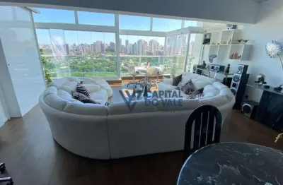 Apto ed. icon park com 2 suítes à venda, 134 m² por r$ 1.400.000 - vila ema - sjc/sp