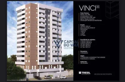 Apartamento com 2 dormitórios à venda, 58 m² por r$ 545.900,00 - parque industrial - são josé dos campos/sp