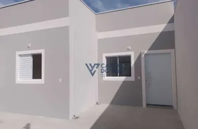 Casa  nova com 2 dormitórios à venda, 78 m² por r$ 450.000 - setville - são josé dos campos/sp
