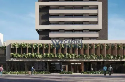 Studio à venda, 36 m² por r$ 345.600,00 - centro - são josé dos campos/sp