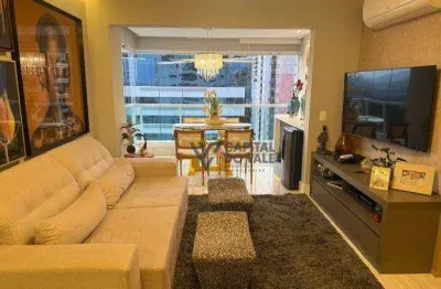 Apartamento com 2 dormitórios para alugar, 78 m² por r$ 6.170/mês - parque residencial aquarius - são josé dos campos/sp