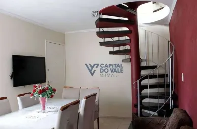 Apartamento duplex com 2 dormitórios à venda, 94 m² por r$ 395.000,00 - floradas de são josé - são josé dos campos/sp