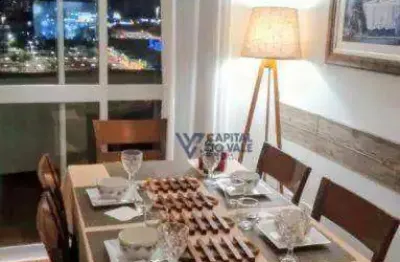 Apartamento à venda, 63 m² por r$ 630.000,00 - parque residencial aquarius - são josé dos campos/sp