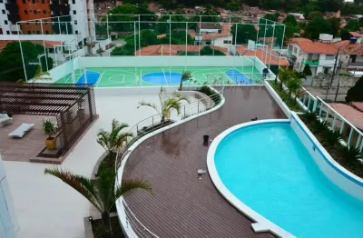 Apt mobiliado 3 quartos 2 suítes manaíra, 2 vagas, andar alto, condomínio club