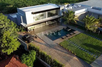 Chácara à venda no condomínio riviera do poente, mobiliada,4 suites climatizadas, alvorada do sul,