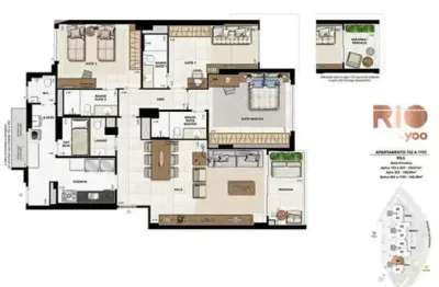 Apartamento com 3 quartos à venda na avenida rui barbosa, flamengo, rio de janeiro, 148 m2 por r$ 3.290.000