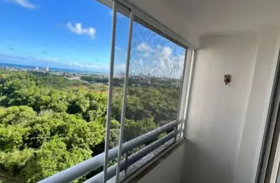 Lindo apto vista mar - colina de piatã, 2 quartos, nascente, armários