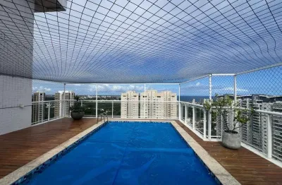 Greenville, cobertura 360m², vista mar, 4 suítes, 4 vagas
