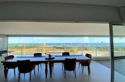 Premiere jaguaribe, 150m², 3 suítes, vista mar, mobiliado, 2 vagas