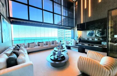 Dazur - jaguaribe, 374m², 4 suítes, vista mar, armários, 6 vagas