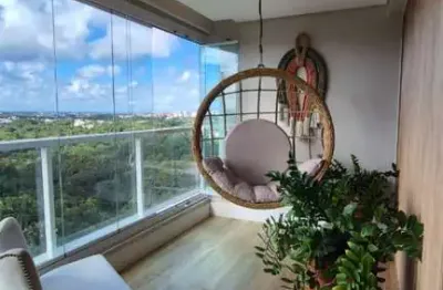 Platno greenville, 110m², 2 suítes, vista mar, armários, 2 vagas