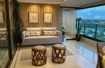 Biarritz - patamares, 150m², 3 suítes, vista mar, armários, 3 vagas