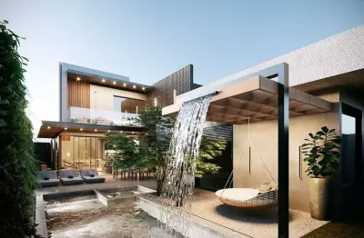 Casa em condomínio fechado com 4 quartos à venda no nova uberlândia, uberlândia  por r$ 2.995.000