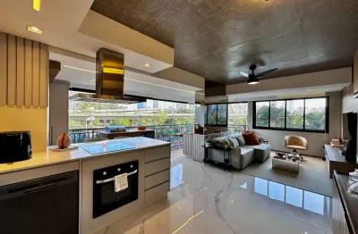 Apartamento para venda e locação em Brooklin com 1 quarto, sendo 1 suíte , 82m²